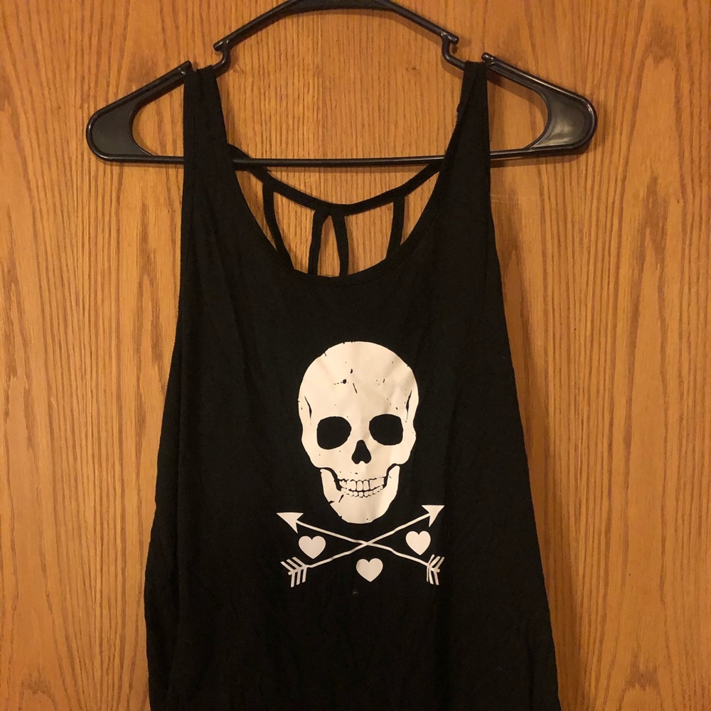 Black Skull tank top